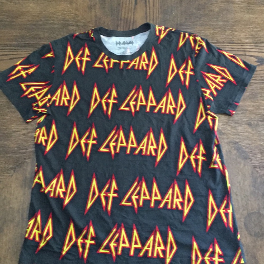 Def Leppard Rock Band Men’s T-shirt Size XL